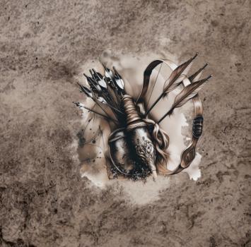 Preview: Hauch von Walhalla - 2m Panel - French Terry mit Schriftzug